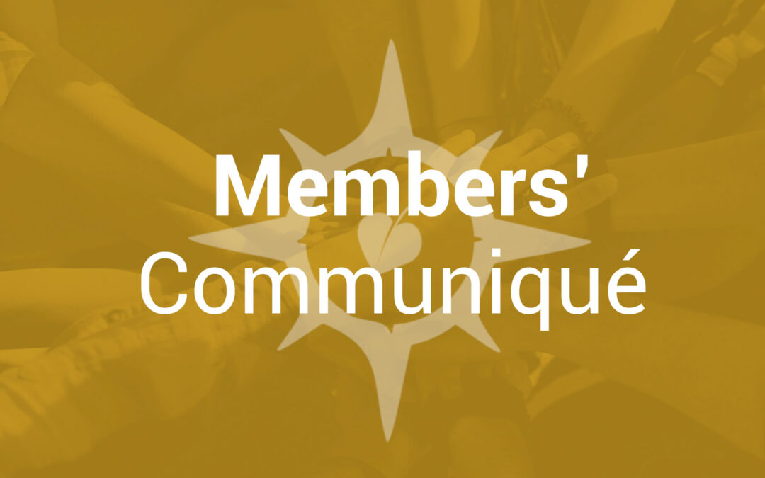 Pathfinder Members' Communiqué: C19 status and HIV inserts